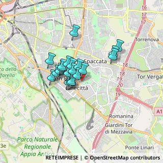 Mappa Via Contardo Ferrini, 00173 Roma RM, Italia (1.2395)