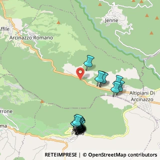 Mappa SR411, 00020 Trevi nel Lazio FR, Italia (2.64286)