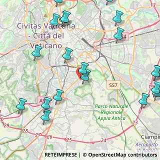 Mappa Via di Santa Petronilla, 00147 Roma RM, Italia (6.2565)