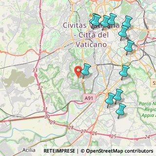 Mappa Via di Affogalasino, 00148 Roma RM, Italia (5.66333)