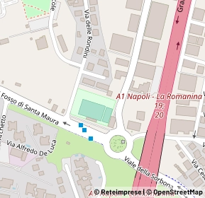 Mappa Via del Fosso di Santa Maura, 00169 Roma RM, Italia (0.13846)