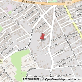 Mappa Via Petralia Soprana, 27, 00132 Roma, Roma (Lazio)