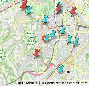 Mappa Vicolo degli Orti Portuensi, 00149 Roma RM, Italia (2.43267)