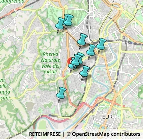 Mappa Vicolo degli Orti Portuensi, 00149 Roma RM, Italia (1.19929)