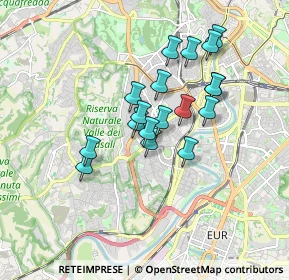 Mappa Vicolo degli Orti Portuensi, 00149 Roma RM, Italia (1.47278)