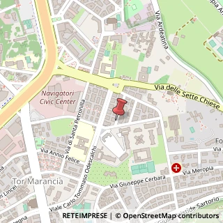 Mappa Via Giacomo Favretto,  30, 00147 Roma, Roma (Lazio)