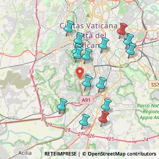 Mappa Viale Isacco Newton, 00151 Roma RM, Italia (4.20533)