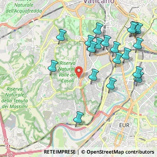 Mappa Via Gino Funaioli, 00151 Roma RM, Italia (2.54105)