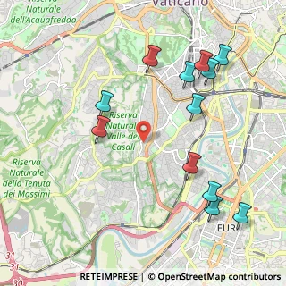 Mappa Via Gino Funaioli, 00151 Roma RM, Italia (2.49583)