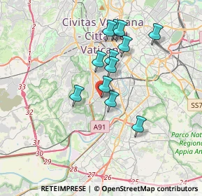 Mappa Via Pietro Venturi, 00149 Roma RM, Italia (3.13083)
