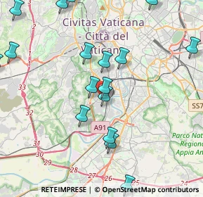 Mappa Via Pietro Venturi, 00149 Roma RM, Italia (5.14235)