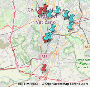 Mappa Via Pietro Venturi, 00149 Roma RM, Italia (4.24769)