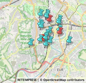 Mappa Via Pietro Venturi, 00149 Roma RM, Italia (1.42368)