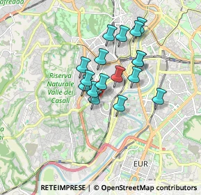 Mappa Via Pietro Venturi, 00149 Roma RM, Italia (1.37647)