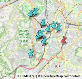 Mappa Via Pietro Venturi, 00149 Roma RM, Italia (1.28313)
