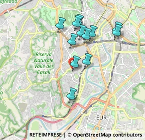 Mappa Via Pietro Venturi, 00149 Roma RM, Italia (1.8175)