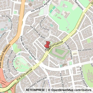 Mappa Via Portuense, 544, 00149 Roma, Roma (Lazio)