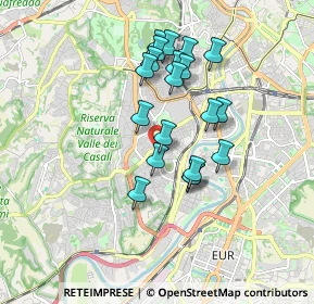 Mappa Via degli Irlandesi, 00149 Roma RM, Italia (1.592)