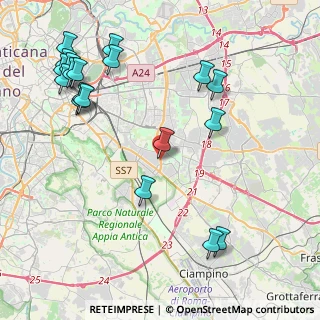 Mappa Via Cesare Vivante, 00173 Roma RM, Italia (5.49316)
