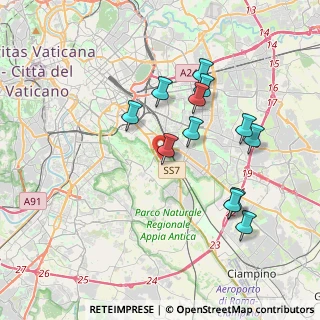 Mappa Via Monte Albino, 00178 Roma RM, Italia (3.79667)