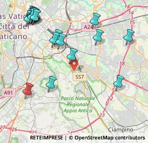 Mappa Via Monte Albino, 00178 Roma RM, Italia (5.662)