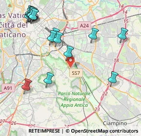 Mappa Via Monte Albino, 00178 Roma RM, Italia (5.51471)