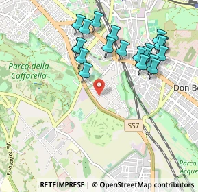Mappa Via Monte Albino, 00178 Roma RM, Italia (1.074)