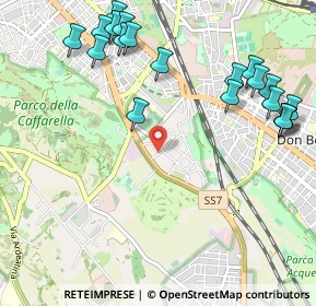Mappa Via Monte Albino, 00178 Roma RM, Italia (1.391)