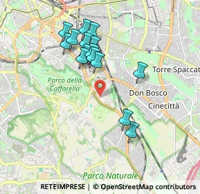 Mappa Via Monte Albino, 00178 Roma RM, Italia (1.82467)