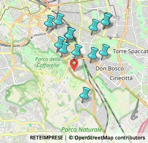 Mappa Via Monte Albino, 00178 Roma RM, Italia (1.84462)