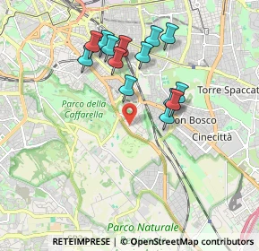 Mappa Via Monte Albino, 00178 Roma RM, Italia (1.80571)