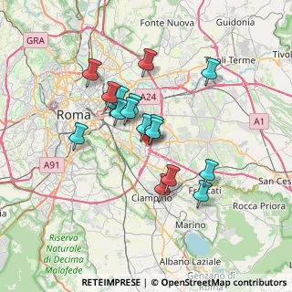 Mappa Via del Fosso di Santa Maura, 00173 Roma RM, Italia (6.02941)