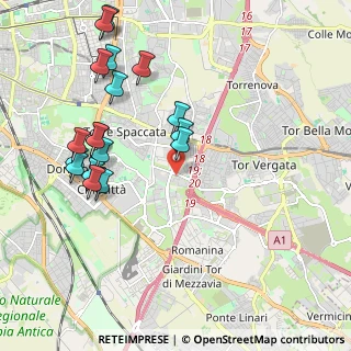 Mappa Via del Fosso di Santa Maura, 00173 Roma RM, Italia (2.37444)