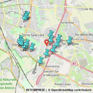 Mappa Via del Fosso di Santa Maura, 00173 Roma RM, Italia (2.082)
