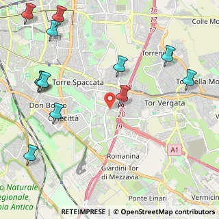 Mappa Via del Fosso di Santa Maura, 00173 Roma RM, Italia (3.02583)