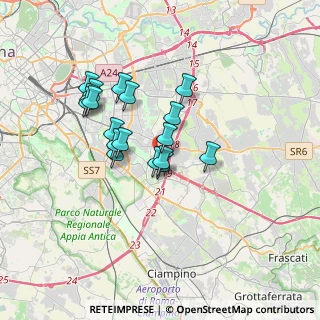 Mappa Via del Fosso di Santa Maura, 00173 Roma RM, Italia (3.03722)