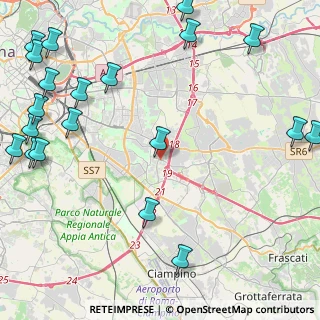 Mappa Via del Fosso di Santa Maura, 00173 Roma RM, Italia (6.8805)