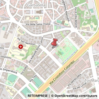 Mappa Via R. R. Garibaldi, 38, 00145 Roma, Roma (Lazio)