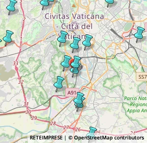 Mappa Via Leopoldo Ruspoli, 00149 Roma RM, Italia (5.15882)