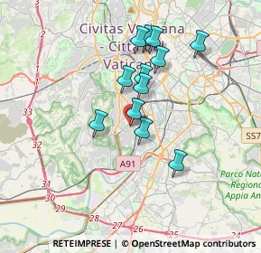 Mappa Via Leopoldo Ruspoli, 00149 Roma RM, Italia (3.1125)