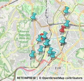 Mappa Via Leopoldo Ruspoli, 00149 Roma RM, Italia (1.67714)