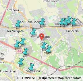 Mappa Via Castri di Lecce, 00133 Roma RM, Italia (2.33929)