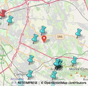 Mappa Via Castri di Lecce, 00133 Roma RM, Italia (6.47158)