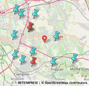 Mappa Via Castri di Lecce, 00133 Roma RM, Italia (5.07154)