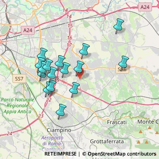 Mappa Via Cracovia, 00133 Roma RM, Italia (3.8175)