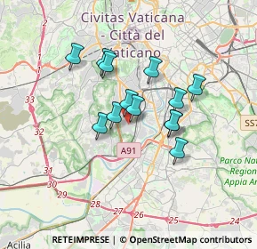 Mappa Via Ignazio Ribotti, 00149 Roma RM, Italia (2.71615)