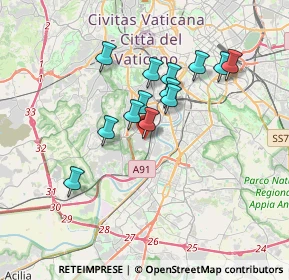 Mappa Largo Livio Zambeccari, 00149 Roma RM, Italia (3.03769)