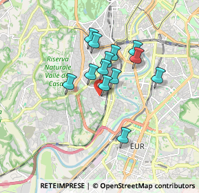 Mappa Largo Livio Zambeccari, 00149 Roma RM, Italia (1.35923)