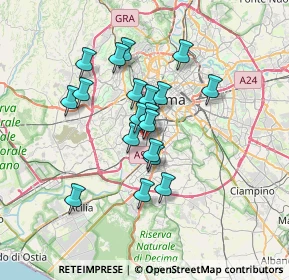 Mappa Largo Livio Zambeccari, 00149 Roma RM, Italia (5.80895)