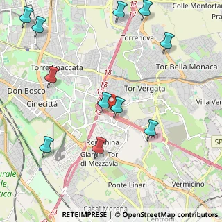 Mappa Via Yale, 00133 Roma RM, Italia (2.80545)